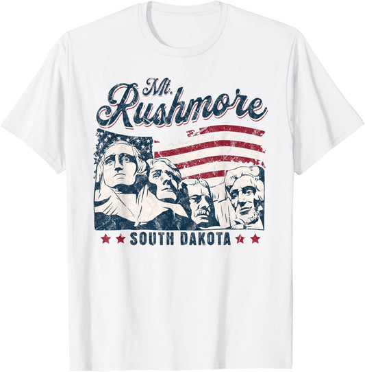 Mount Rushmore 4th of july Celebrating Usa flag mt Rushmore