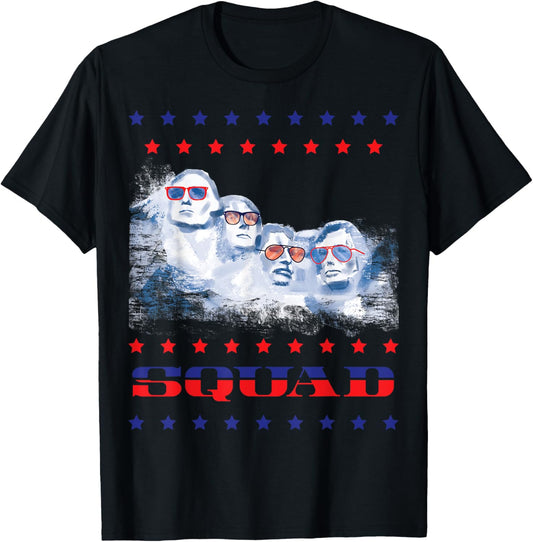 4th of July Shirt, Mount Rushmore Gift T-Shirt for Women Kids Men