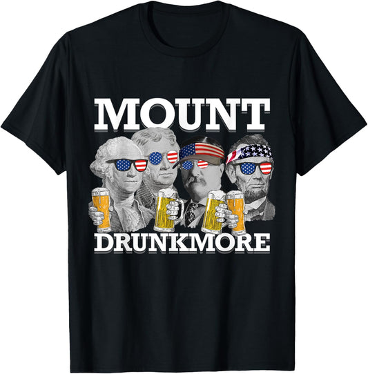 Mount Drunkmore Mount Rushmore US Presidents Drinking